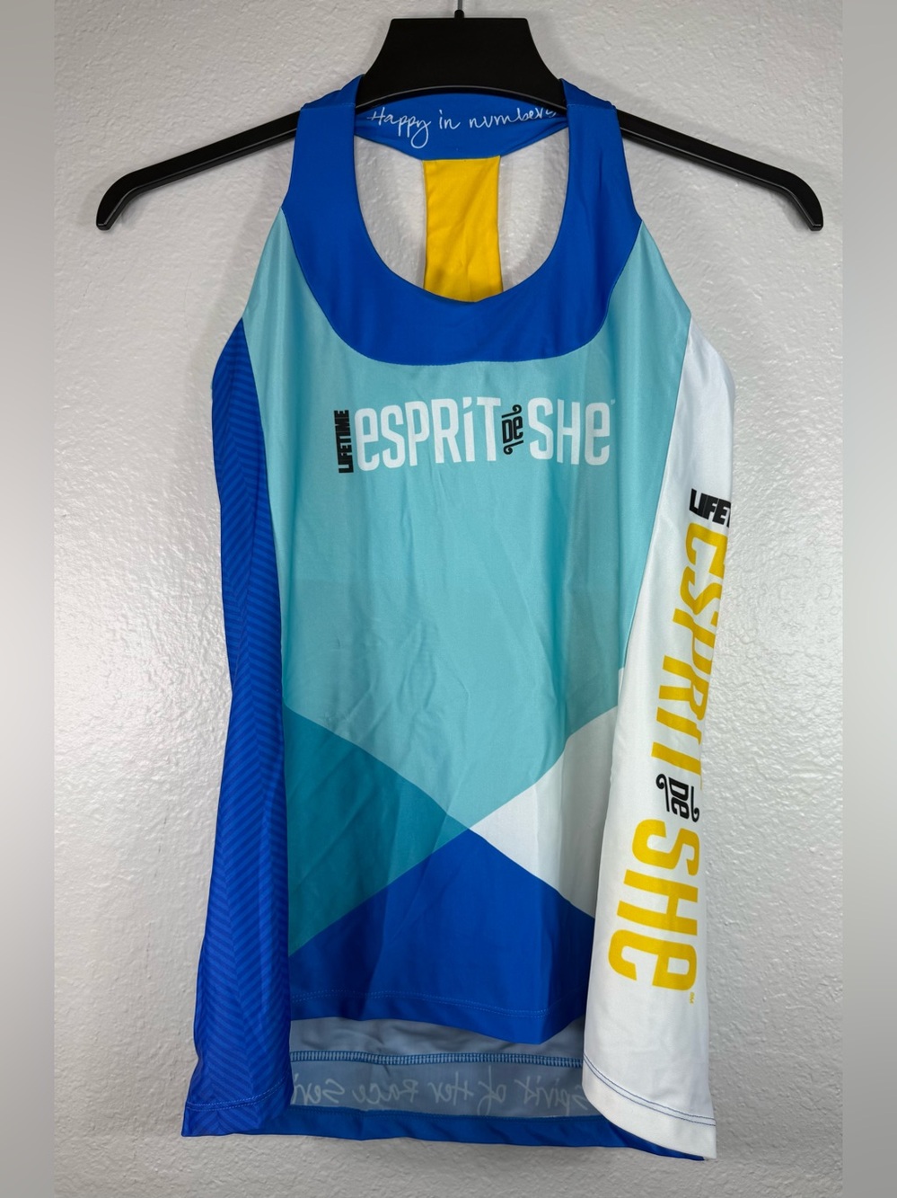 Moxie Cycling Lifetime Esprit DeShe Biking Tank Top W/ Bra Inserts Size L